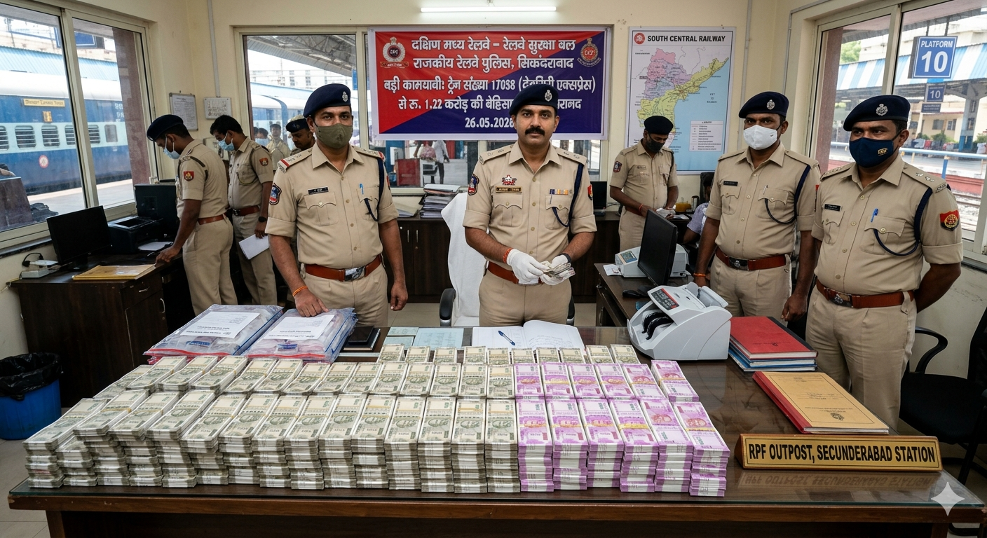 हवाला का बड़ा खेल? ट्रेन की बर्थ नंबर 71 पर बिछा था नोटों का जाल, ऐसे पकड़ा गया आरोपी।